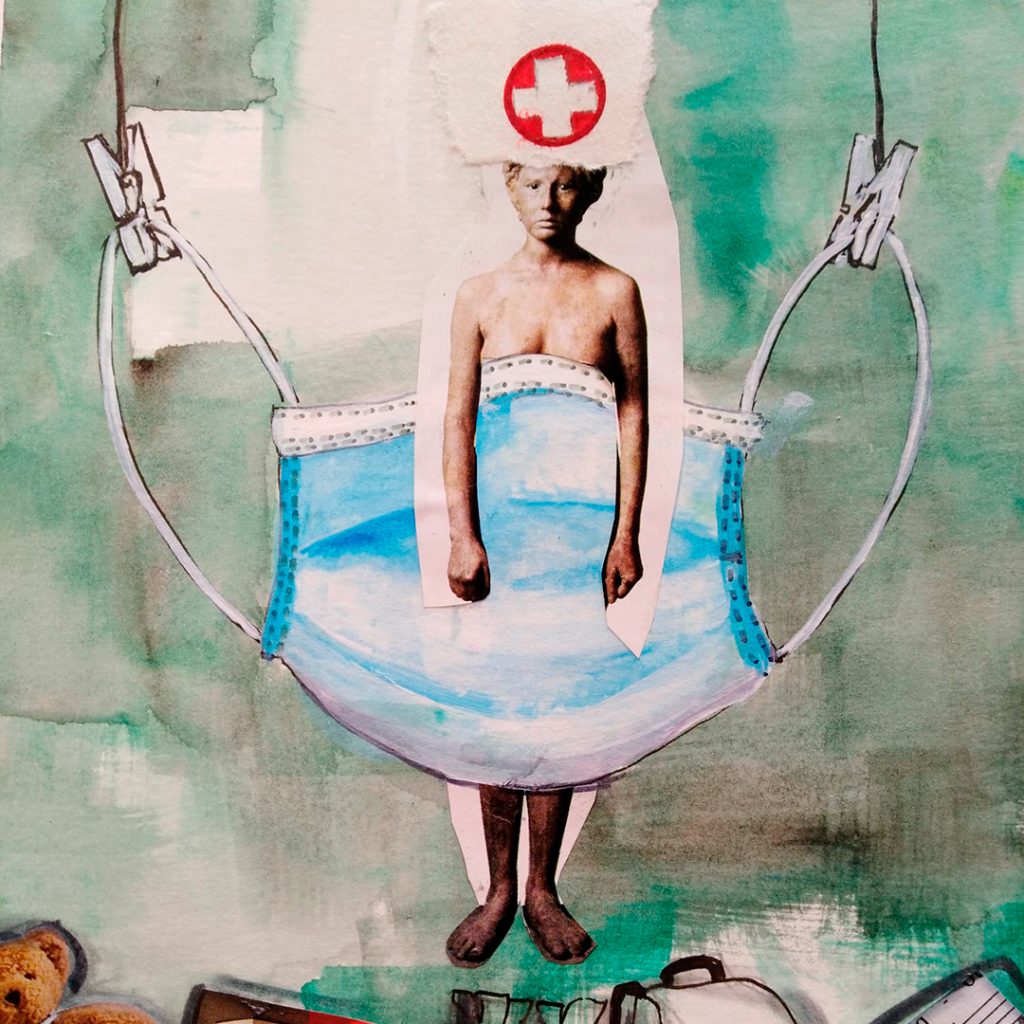 Mujer sanitaria